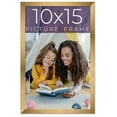 thumbnail image 1 of 10x15 Frame Gold Bronze Solid Wood Picture Frame Width 0.75 Inches | Interior Frame Depth 0.5, 1 of 8