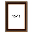thumbnail image 1 of 10x15 Frame Gold Brown Plein Air Vintage Solid Wood Picture Frame | 1.75 Inches Moulding Width |, 1 of 8