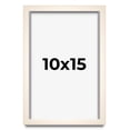 thumbnail image 1 of 10x15 Frame White Wheat Solid Wood Picture Frame | Moulding Width 0.75 Inches | Interior Depth 0.5, 1 of 8