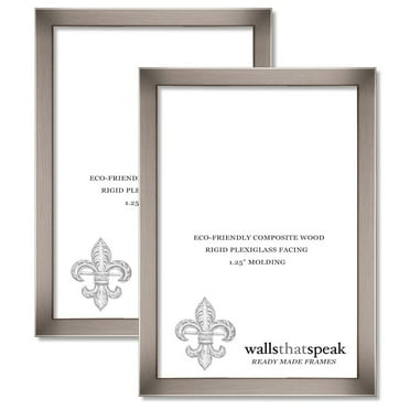 10x15 Stainless Picture Frame for Puzzles Posters Photos or Artwork (2-Pack)