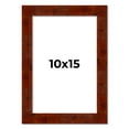thumbnail image 1 of 10x15 Walnut Brown Veneer Real Wood Picture Frame Width 1.75 inches | Interior Frame Depth 0.5, 1 of 8