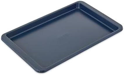 10x15in Nonstick Aluminized Steel Baking Sheet, Ink Blue