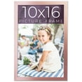 thumbnail image 1 of 10x16 Frame Pink Real Wood Picture Frame Width 0.75 inches | Interior Frame Depth 0.5 inches | Rose, 1 of 8