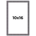 thumbnail image 1 of 10x16 Frame Blue Kingsley Pewter Solid Wood Picture Frame Width 0.75 Inches |Interior Depth 0.5, 1 of 8