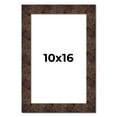 thumbnail image 1 of 10x16 Frame Brown Burl Real Wood Picture Frame Width 1.625 Inches | Interior Frame Depth 0.5 Inches, 1 of 8