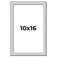 thumbnail image 1 of 10x16 Frame Silver Inner Slope Bevel Picture Frame | 1 Inch Moulding Width | 0.75 Inch Rabbet Depth, 1 of 8