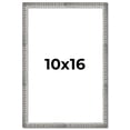 thumbnail image 1 of 10x16 Frame Silver Picture Frame - Complete Modern Photo Frame Includes UV Acrylic Shatter Guard, 1 of 8