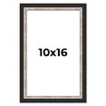 thumbnail image 1 of 10x16 Frame Silver Real Wood Picture Frame Width 1.25 Inches | Interior Frame Depth 0.75 Inches |, 1 of 8