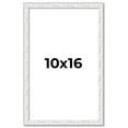 thumbnail image 1 of 10x16 Frame White Real Wood Picture Frame Width 0.75 inches | Interior Frame Depth 0.5 inches |, 1 of 8
