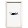 thumbnail image 1 of 10x16 Frame White Wheat Solid Wood Picture Frame | Moulding Width 0.75 Inches | Interior Depth 0.5, 1 of 8