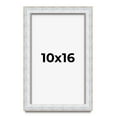 thumbnail image 1 of 10x16 Shadow Box Frame Silver | 1.625 Inches Deep Real Wood Contemporary Shadowbox Display Frame |, 1 of 7