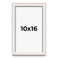 thumbnail image 1 of 10x16 Shadow Box Silver Brushed Striped Display Frame | 1.625 Inches Deep | 1 Inch Moulding Width |, 1 of 8