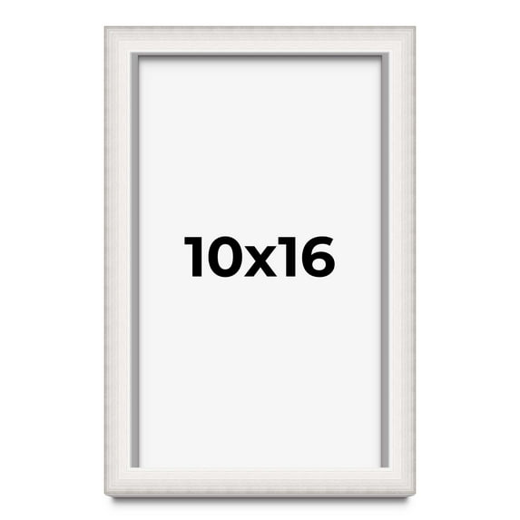 10x16 Silver Shadowbox Frame - Interior Size 10x16x1.5 Inches - Made to Display Items Up To 1.5 Inches Deep