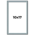 thumbnail image 1 of 10x17 Frame Blue Scuffed Farm Board Solid Wood Picture Frame Width 0.75 Inches | Interior Depth 0.5, 1 of 8