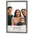thumbnail image 1 of 10x17 Frame Silver Grey Distressed Solid Wood Picture Frame | 0.75 Inch Moulding Width | Interior, 1 of 8