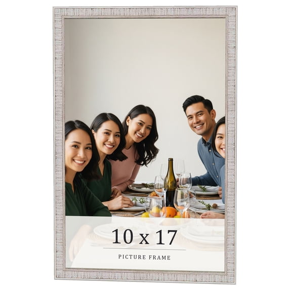 10x17 Frame White Real Wood Picture Frame Width 0.75 inches | Interior Frame Depth 0.5 inches |