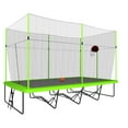 thumbnail image 1 of 10x17 Ft Rectangle Trampoline with Enclosure Net, Outdoor Rectangular Trampoline with Basketball Board, Hoop, Gymnastics Trampoline Superior Bounce with Ladder, 1 of 9
