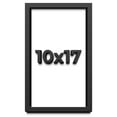 thumbnail image 1 of 10x17 Shadow Box Frame Black | 1 inches Deep Real Wood Contemporary Shadowbox Display Frame | UV, 1 of 8