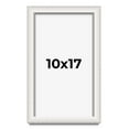 thumbnail image 1 of 10x17 Shadow Box Silver Brushed Striped Display Frame | 1.625 Inches Deep | 1 Inch Moulding Width |, 1 of 8