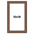 thumbnail image 1 of 10x18 Dark Brown Bamboo Real Wood Picture Frame Width 1.5 inches | Interior Frame Depth 0.5 inches, 1 of 8