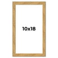 thumbnail image 1 of 10x18 Frame Beige Real Wood Picture Frame Width 1.25 inches | Interior Frame Depth 0.5 inches |, 1 of 8