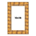 thumbnail image 1 of 10x18 Frame Beige Real Wood Picture Frame Width 3 inches | Interior Frame Depth 0.5 inches |, 1 of 8