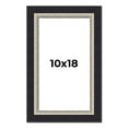 thumbnail image 1 of 10x18 Frame Black Real Wood Picture Frame Width 2.25 Inches | Interior Frame Depth 0.5 Inches |, 1 of 8