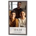 thumbnail image 1 of 10x18 Frame Blue Kingsley Pewter Solid Wood Picture Frame Width 0.75 Inches |Interior Depth 0.5, 1 of 8