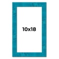 thumbnail image 1 of 10x18 Frame Blue Teal Burl Wood Picture Frame | 1.75 Inch Moulding Width | Interior Frame Depth 0.5, 1 of 8
