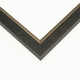 thumbnail image 1 of 10x18 Frame Brown & Silver Solid Wood Picture Frame Width 1.25 Inches | Interior Frame Depth 0.4375, 1 of 5
