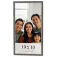 thumbnail image 1 of 10x18 Frame Silver Grey Distressed Solid Wood Picture Frame | 0.75 Inch Moulding Width | Interior, 1 of 8