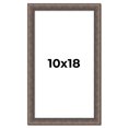 thumbnail image 1 of 10x18 Frame Silver Real Wood Picture Frame Width 1.25 Inches | Interior Frame Depth 0.5 Inches |, 1 of 8