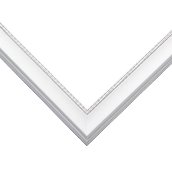 CustomPictureFrames 10x18 White Real Wood Picture Frame Wall Decor