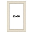 thumbnail image 1 of 10x18 Frame White Real Wood Picture Frame Width 1.75 inches | Interior Frame Depth 0.5 inches |, 1 of 8