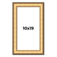 thumbnail image 1 of 10x19 Frame Gold Plein Aire Solid Wood Picture Frame Width 2 Inches | Interior Frame Depth 0.5, 1 of 8