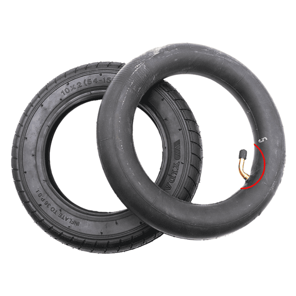 10x2  54-152 Inner Outer Tyre 10" Tyre  Inner Tube Inflatable Tire for Folding Electric Bicycle Smart Self Balancing 2-wheel Scooter