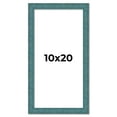 thumbnail image 1 of 10x20 Frame Blue Rustic Barnwood Solid Wood Picture Frame Width 1.25 Inches | Interior Depth 0.5, 1 of 8