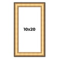 thumbnail image 1 of 10x20 Frame Gold Plein Aire Solid Wood Picture Frame Width 2 Inches | Interior Frame Depth 0.5, 1 of 8