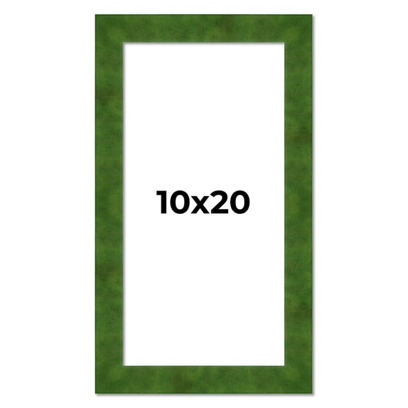 10x20 Frame Green Burl Solid Wood Picture Frame | 1.75 Inches Moulding Width | Interior Frame Depth