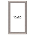 thumbnail image 1 of 10x20 Frame Grey Real Wood Picture Frame Width 1.25 inches | Interior Frame Depth 0.5 inches | Hans, 1 of 8