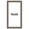 thumbnail image 1 of 10x20 Frame Silver Real Wood Picture Frame Width 1.25 Inches | Interior Frame Depth 0.5 Inches |, 1 of 8