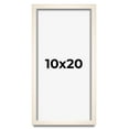 thumbnail image 1 of 10x20 Frame White Wheat Solid Wood Picture Frame | Moulding Width 0.75 Inches | Interior Depth 0.5, 1 of 8