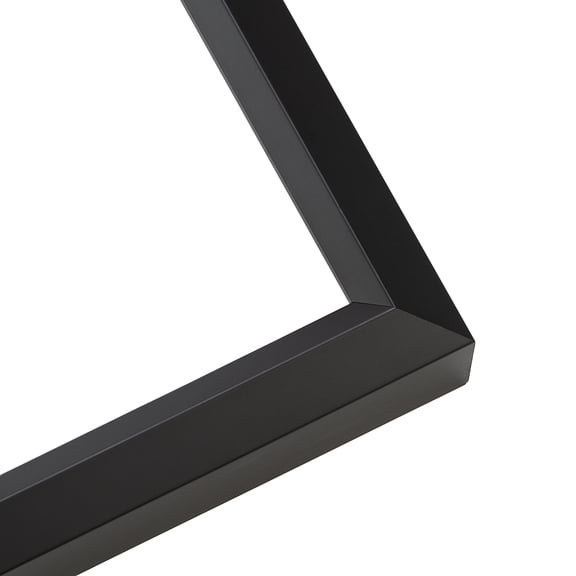 10x20 Minimalist Shadow Box Black Picture Frame - UV Acrylic, Backing, Hanging Hardware