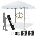 thumbnail image 1 of 10x20 Pop Up Canopy Easy Set-up Tent, Portable Outdoor Canopy Instant Tent, Heavy Duty Commercial Gazebo with Wheeled Carry Bag & 4 Sandbags for Home, Party & Outdoor Activities, 1 of 14
