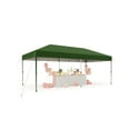 thumbnail image 1 of 10x20 Pop Up Canopy Tent Outdoor Canopy with No Removable Sidewall One-Person Set Up Heavy Duty Commercial Instant Tent Shelter-Green, 1 of 7