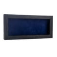 thumbnail image 1 of 10x20 Shadow Box Frame Barnwood Black Wood | With a 1" Usable Display Depth | Includes a Navy Blue, 1 of 5