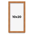 thumbnail image 1 of 10x20 Shadow Box Frame Brown | 0.875 Inches Deep Real Wood Contemporary Shadowbox Display Frame |, 1 of 6