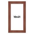 thumbnail image 1 of 10x21 Frame Brown Old Farmhouse Waxed Board 2" Wide Wood Frame Width 2 Inches | Interior Depth 0.5, 1 of 7