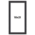 thumbnail image 1 of 10x21 Frame Black Real Wood Picture Frame Width 1.25 Inches | Interior Frame Depth 0.5 Inches |, 1 of 8