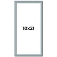 thumbnail image 1 of 10x21 Frame Blue Scuffed Farm Board Solid Wood Picture Frame Width 0.75 Inches | Interior Depth 0.5, 1 of 8